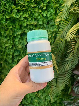 Amora Preta ext. 250mg com 60 cápsulas