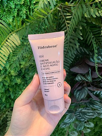 Creme facial poluição e anti-aging 60g