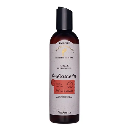 Condicionador Força e Crescimento Aromatherapy Via Aroma - 240ml