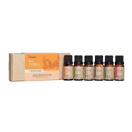 Kit Óleos Essenciais Família Via Aroma - 6 unidades