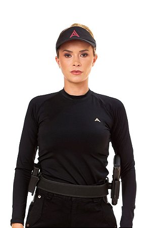 Blusa proteção UV FPU50+ Armífera Hotpe - Preta