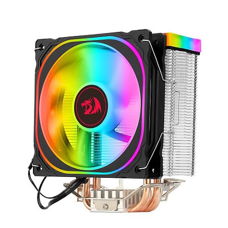 Cooler Para Processador Intel/amd Redragon Thor 120mm  Fan 4 Heat Pipes Tdp 130w-