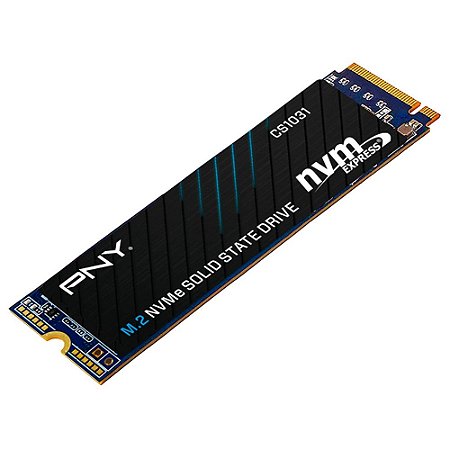 SSD PNY CS1031 1 TB, M.2 2280 PCIe Gen3x4, NVMe 1.4, Leitura: 2400 MB/s - T6YL98NQR