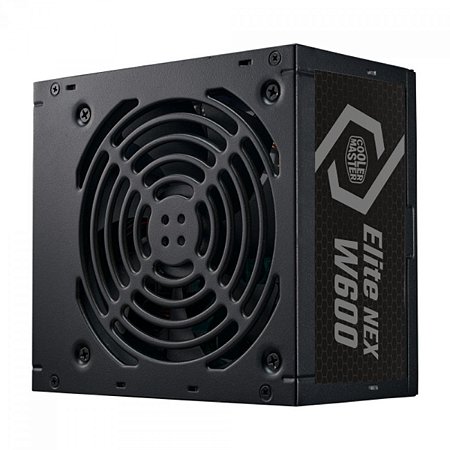 Fonte Cooler Master Elite NEX W600, 600W, PFC Ativo, Black - EUHGE29C6