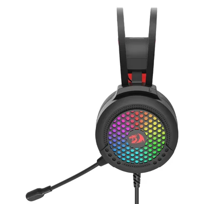 Headset Gamer Redragon Carmen RGB P2+usb 50 Mm Preto - ERL299MTD