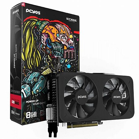 Placa De Vídeo PCyes Rx 570 Radeon 8GB GDDR5 256 Bits -8E4XRR6VR