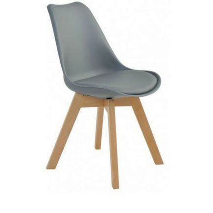 Cadeira Saarinen Wood Cinza