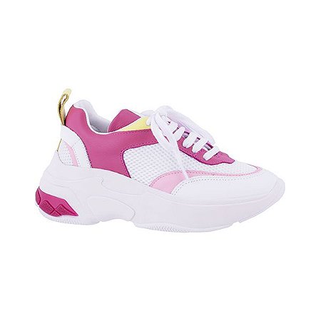TENIS FEMININO SOLA ALTA PINK COURO - Amanaki | Tênis Casual Feminino |  Estilo e Conforto para seus pés
