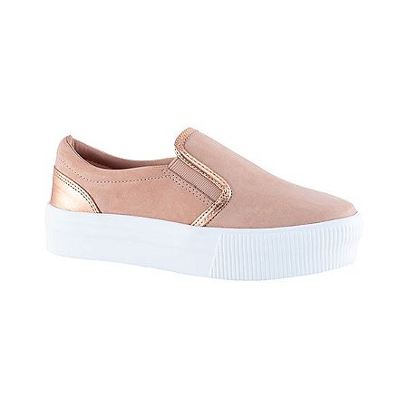 Tênis feminino slip on alpargata tressê preto branco rosé - R$ 69.00, cor  Rosa (sapatilha, confortável) #95494, compre agora | Shafa