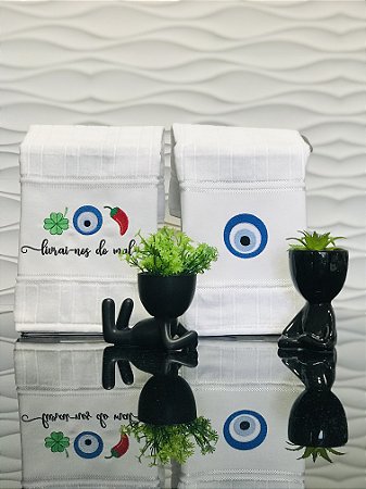 Toalha de lavabo - Jaque Criações - toalhas bordadas e presentes  personalizados