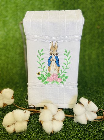 Toalha de Páscoa - Coelho com casaco