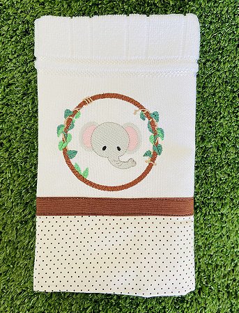 Toalha de boca Safari - Elefante
