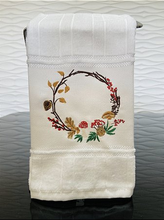 Toalha Guirlanda com Cogumelos