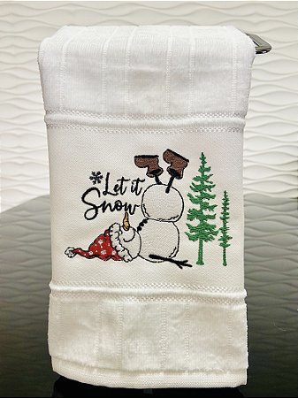 Toalha de Natal - Boneco de Neve 2