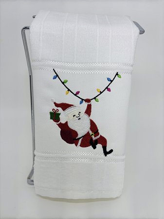 Toalha de Natal - Papai Noel aventureiro