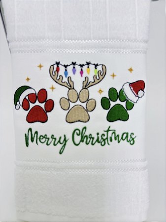 Toalha de Natal - Patinhas Pet