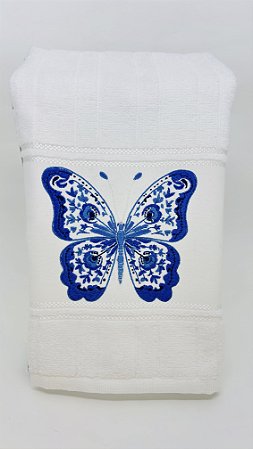 Toalha Borboleta Azul
