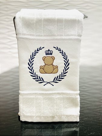 Toalha de lavabo Urso na moldura