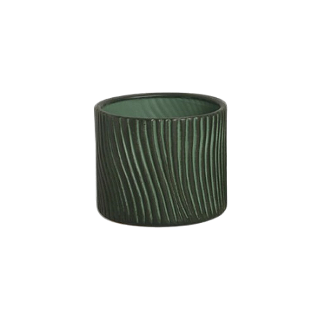 VASO CERÂMICO – MAR VERDE QUEIMADO