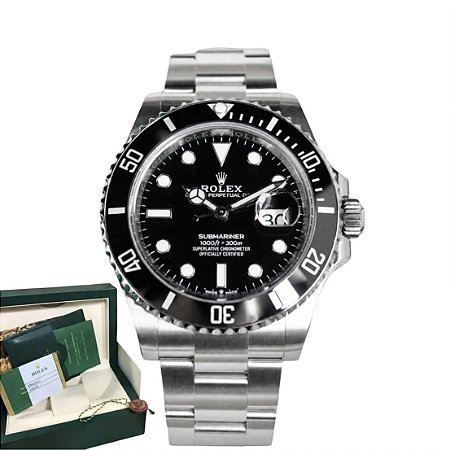 Relógio Rolex Submariner Date Preto Automático