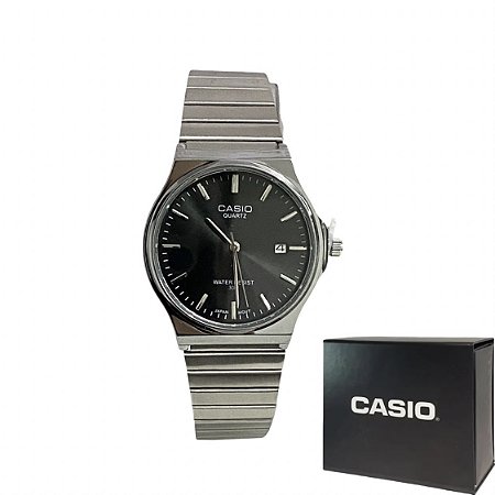 Relógio Casio vintage A180 preto com prata