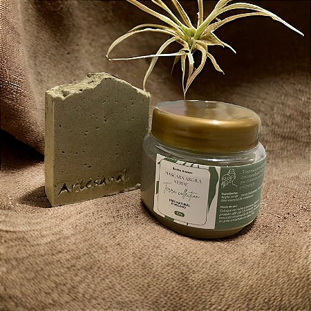 Kit Máscara de Argila Verde e Sabonete de Argila Verde