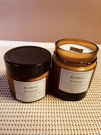 BAMBOO DREAMS. Vela Aromática Artesanal da Linha CLASSIC COLLECTION