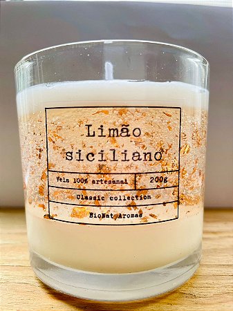 Vela Aromática Artesanal LIMÂO SICILIANO. Classic Collection