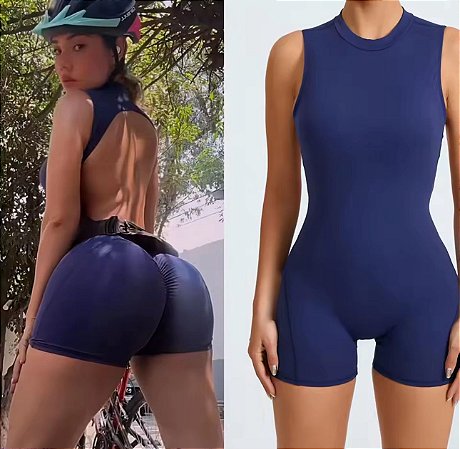 Macaquinho Sky Marinho