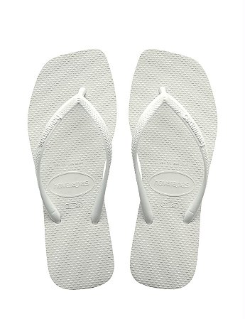 Havaianas slim square lisa branca