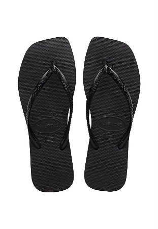 Havaianas slim square lisa preta