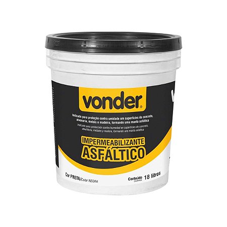 Impermeabilizante Asfáltico VONDER 18 LTS