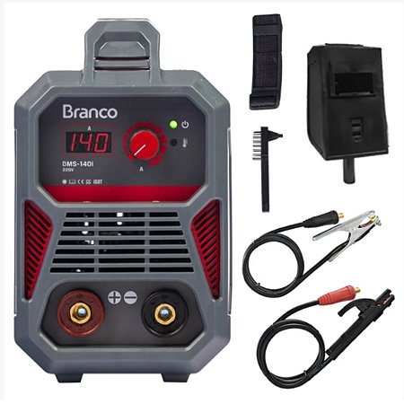 Máquina Inversora De Solda Branco Bms 140i 140 A 60 HZ 220 V Vermelho Excelente Qualidade e Original