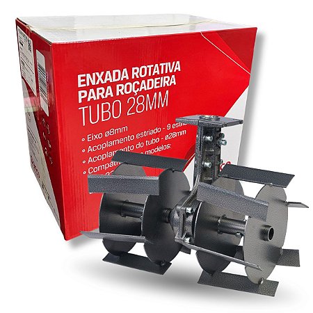 ENXADA ROTATIVA BRANCO DE 28MM