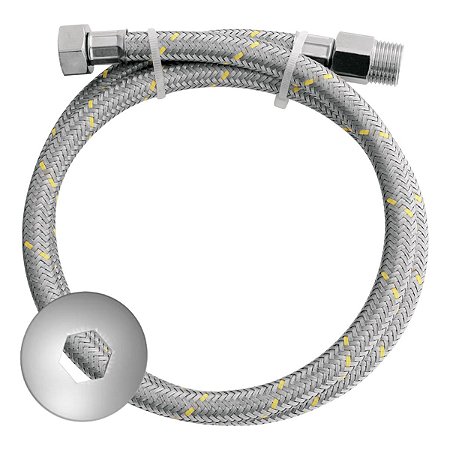 MANGUEIRA LIGAÇÃO FLEXÍVEL PARA GÁS 1/2 1,20 METROS BLUKIT