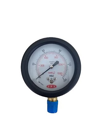 MANÔMETRO RETO 62MM ESCALA 0 A 150MBAR CAPSULAR
