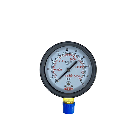 MANÔMETRO RETO 100MM ESCALA 0 A 50KPA CAPSULAR