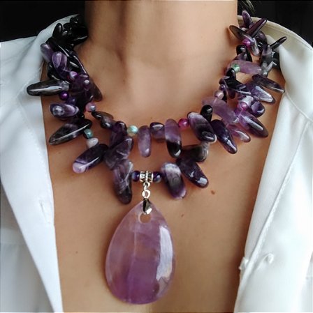 Colar Ametista