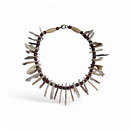 Colar Ágata madrepérola