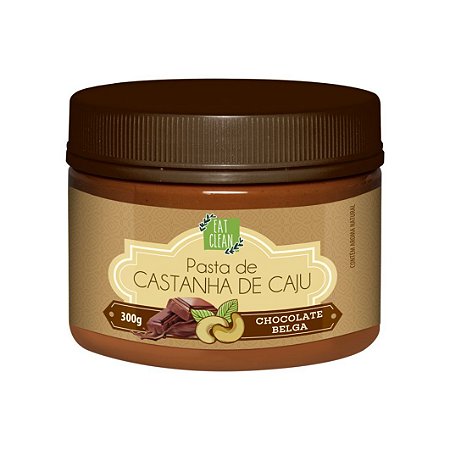 Pasta de Castanha de Caju - 300g - Chocolate Belga - Eat Clean (VAL.: 17/05/22)