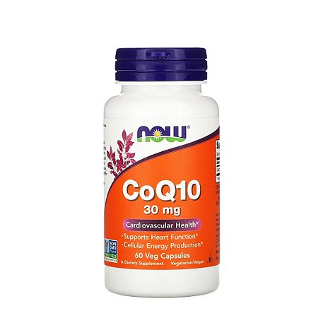 Coenzima Q10 - 30mg - 60 caps. gelatinosas - Now