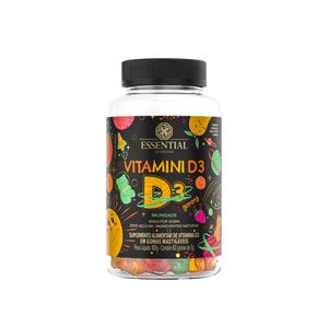 Vitamina D3 Gummy - 60 gomas (400UI/goma) - Essential