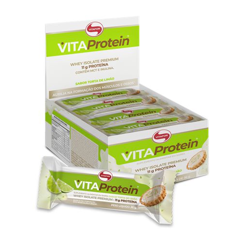 Vita Protein - 12 un. 36g - Torta de Limão - Vitafor