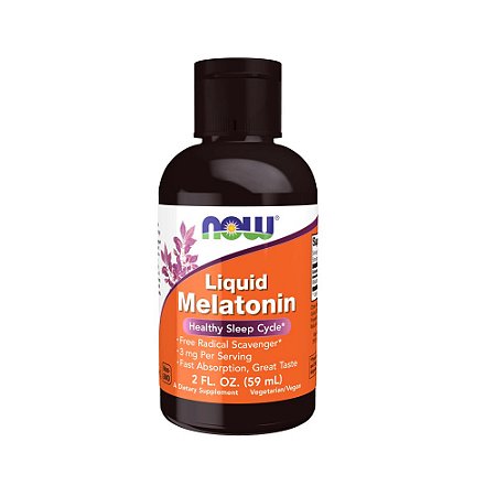 Melatonina - 59ml (3mg por gota) - NOW