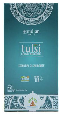 Chá Tulsi Clean (Detox) - 20 sachês - Indian Health