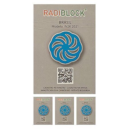 4X Radiblock - Sticker Contra Radiação - Radiblock