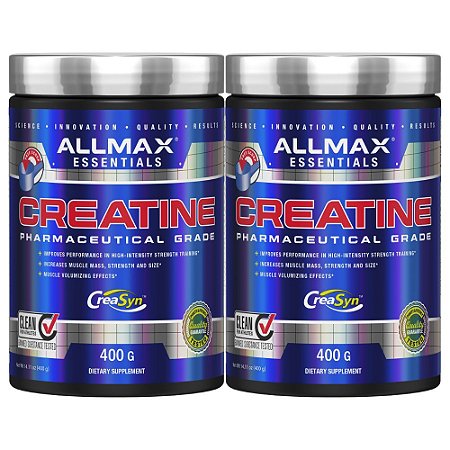 Kit 2 Creatinas Creatine 400g Allmax Nutrition