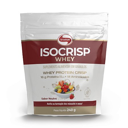 Isocrisp Whey Pouch 240g Vitafor