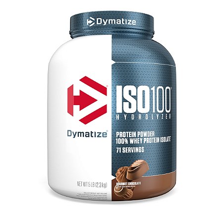 Whey Protein Isolado Iso100 2,27kg Chocolate Gourmet Dymatize