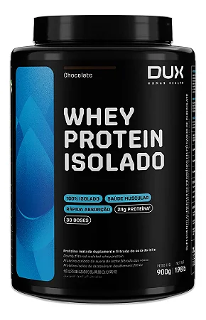 Whey Protein Isolado 900g Sabor Chocolate DUX